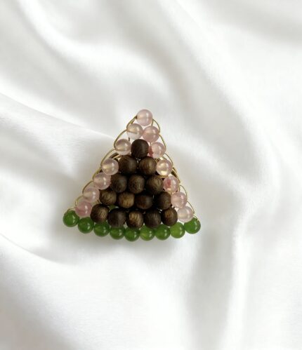 Kynam Oud Brooch- Watermelon