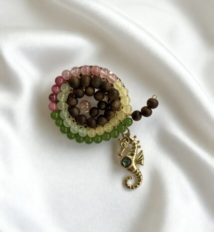 Kynam Oud Brooch- Fish and Seahorse