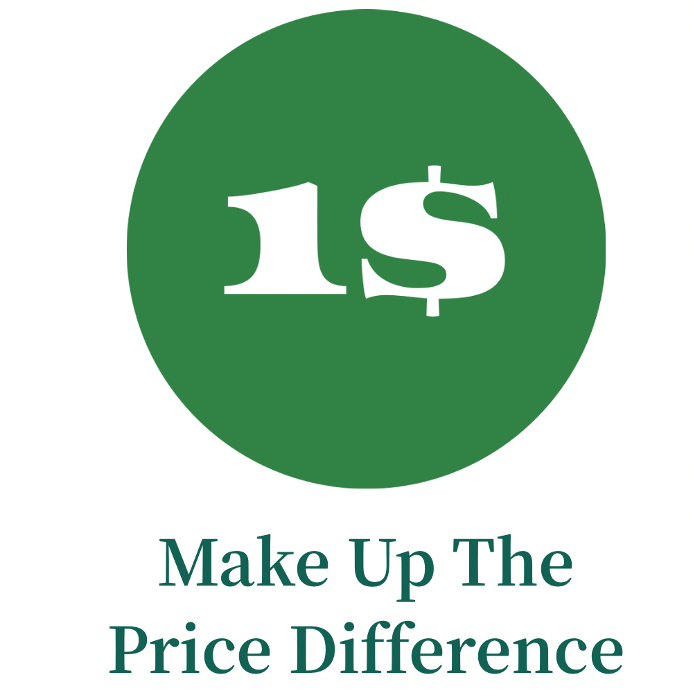 Make Up Price Difference