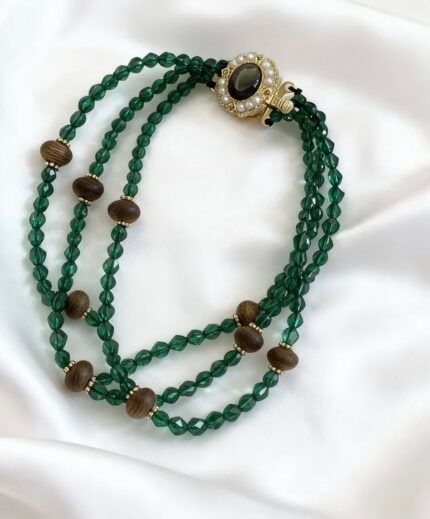 Verdant Agarwood Moon Clasp Bracelet Series (Different Color)