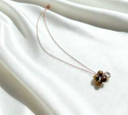 Fidget Ring Pendant with Kynam Agarwood Beads