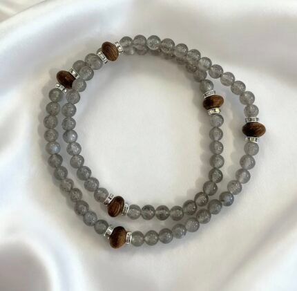 Moonlit Kynam Agarwood Wrap Bracelet