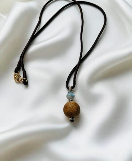 Moonlit Agarwood Pendant
