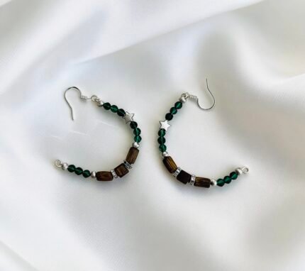 Convertible Earrings-Starlight & Kynam Agarwood Convertible Earrings